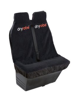 Dryrobe Waterproof Fluffy Double Seat Cover Black