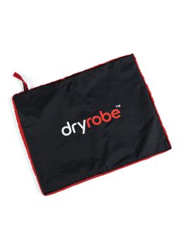 Dryrobe Fluffy Cushion Cover Black Red
