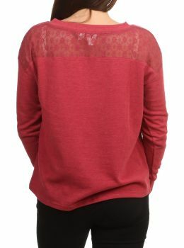 Roxy Candy Clouds Sweater Tibetan Red