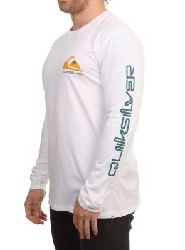 Quiksilver Omni Logo Long Sleeve Top White