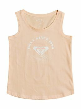 Roxy Girls There Is Life Logo Tank Apricot