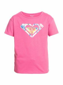 Roxy Girls Day And Night Tee Pink Guava