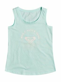 Roxy Girls There Is Life Logo Tank Green