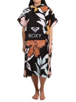 Roxy Stay Magical Printed Hooded Towel Anthracite