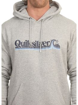 Quiksilver All Lined Up Hoodie Athletic Heather