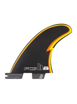 FCS 2 GL PC Medium Black Tri-Quad Surfboard Fins
