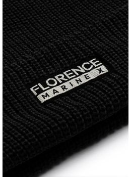 Florence Marine X Knit Beanie Black