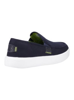Hey Dude Sunapee Canvas Shoes Navy White
