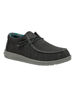Hey Dude Wally Sox Shoes Charcoal