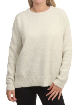 Passenger Cove Recycled Sweater Off White