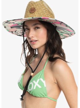 Roxy Pina To My Colada Straw Hat Palm Song