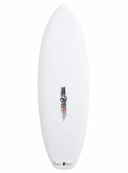 JS Flame Fish Softboard Surfboard 5ft 6 White