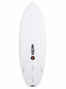 JS Flame Fish Softboard Surfboard 5ft 8 White