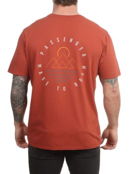 Passenger Escapism Recycled Tee Burnt Red