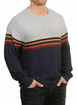 Kavu Arlberg Sweater Navy Stripe