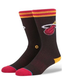 Stance NBA Heat Jersey Socks Black