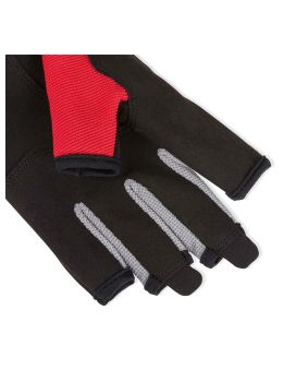 Musto Essential Sailing Short Finger Gloves Red
