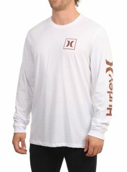 Hurley EVD One and Only Icon Long Sleeve White