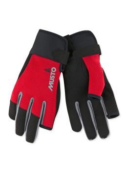 Musto Essential Sailing Long Finger Gloves Red