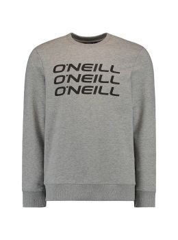 ONeill Triple Stack Crew Sweatshirt Silver Melee