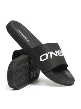 ONeill Logo Slide Sandals Black Out
