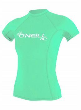 ONeill Womens Basic Rash Vest Aqua