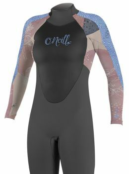 ONeill Ladies Epic 3/2 Back Zip Wetsuit Graphite
