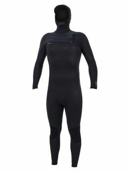 ONeill Hyperfreak 5/4+ FZ Hooded Wetsuit Black