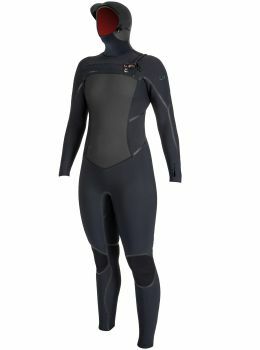 Oneill Ladies Psycho Tech Hooded 6/4 Wetsuit Blk