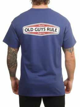 Old Guys Rule Aged To Perfection II Tee Blue