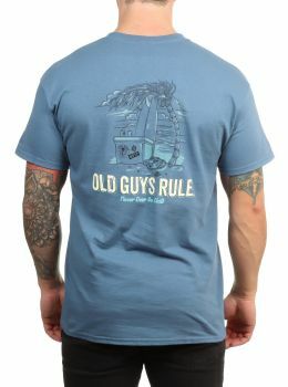 Old Guys Rule Never Over The Chill 2 Tee Indigo