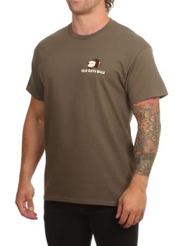 Old Guys Rule Five A Day III Tee Olive