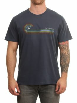 Outerknown Rainbow Wave Tee Admiral Blue