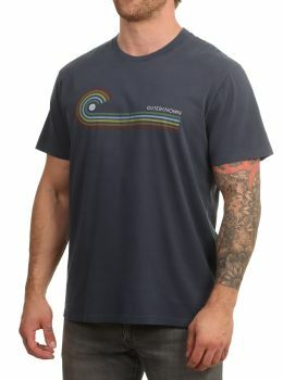 Outerknown Rainbow Wave Tee Admiral Blue