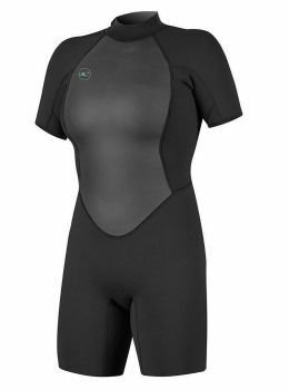 ONeill Ladies Reactor 2 2MM Shorty Wetsuit Black