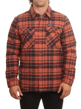 Patagonia Insulated Fjord Flannel Shirt Red