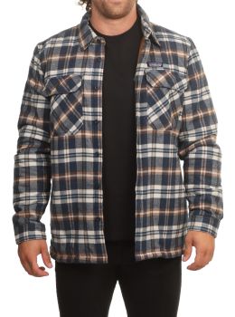 Patagonia Insulated Fjord Flannel Shirt Navy