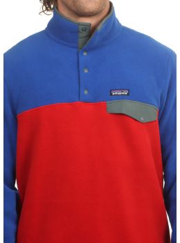 Patagonia Lw Synch Snap T Pullover Touring Red