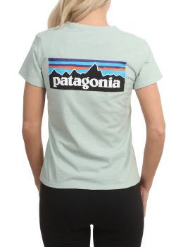 Patagonia P6 Logo ResponsibiliTee Wispy Green