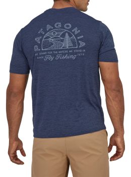 Patagonia Cap Cool Daily Tee Hatch Hour Navy