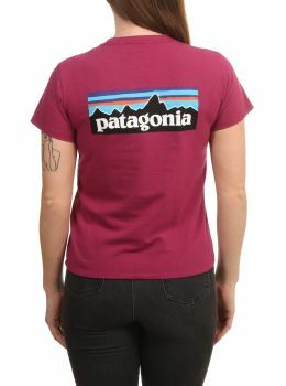 Patagonia P6 Logo ResponsibiliTee Star Pink