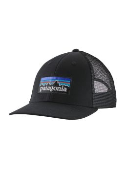 Patagonia P6 Logo LoPro Trucker Cap Black