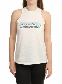 Patagonia Pastel P6 Logo High Neck Tank White