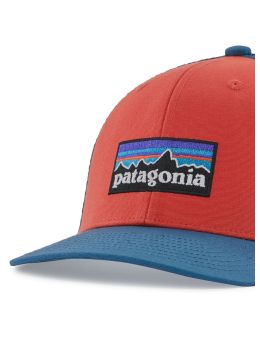 Patagonia Kids P6 Logo Trucker Cap Sumac Red