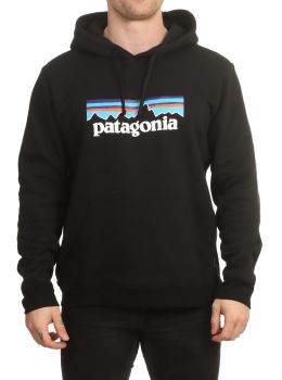 Patagonia P6 Logo Uprisal Hoodie Black