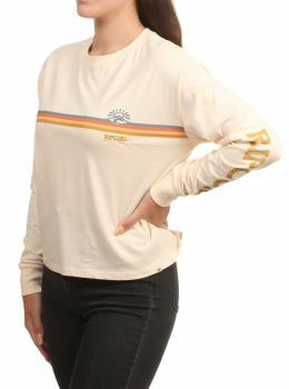 Ripcurl Melting Waves Long Sleeve Top Off White