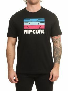 Ripcurl Surf Revival Waving Tee Black