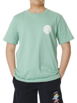 Ripcurl Boys Wetsuit Icon Tee Dusty Green