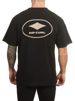 Ripcurl Quality Surf Products Oval Tee Black