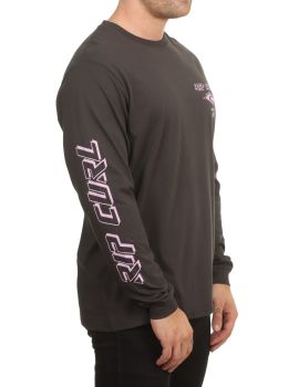 Ripcurl Fade Out Icon Long Sleeve Black Purple